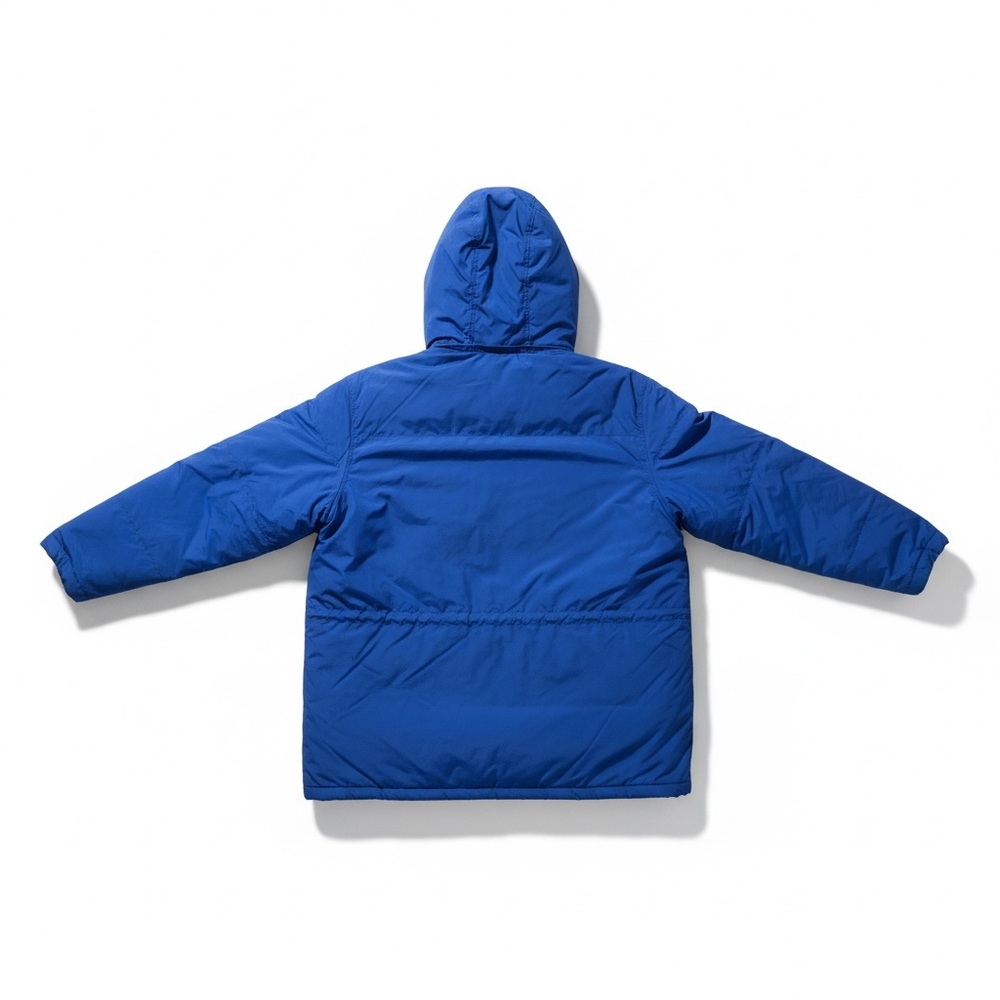 Lands' End Mens Squall Parka Waterproof Fleece Lined Polartec Jacket Blue XXL - Picture 3 of 8